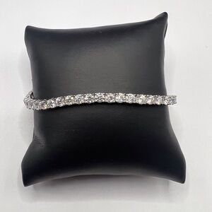 925 Sterling Silver 15CT MOISSANITE Tennis Unisex Bracelet 7” or 7.5”